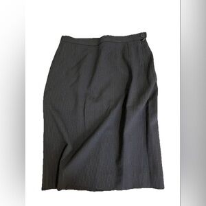 MaxMara virgin wool striped pencil skirt, Size 6